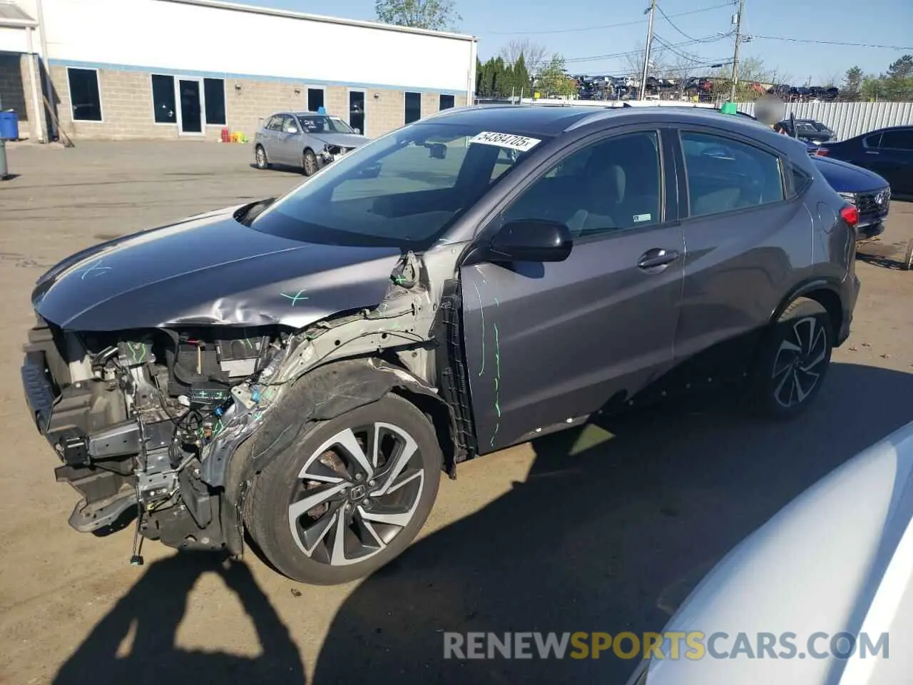1 fotografías del automóvil dañado 3CZRU6H14KG730336 HONDA HR-V 2019