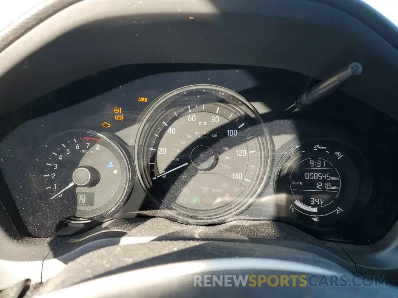 9 fotografías del automóvil dañado 3CZRU6H14KM704756 HONDA HR-V 2019