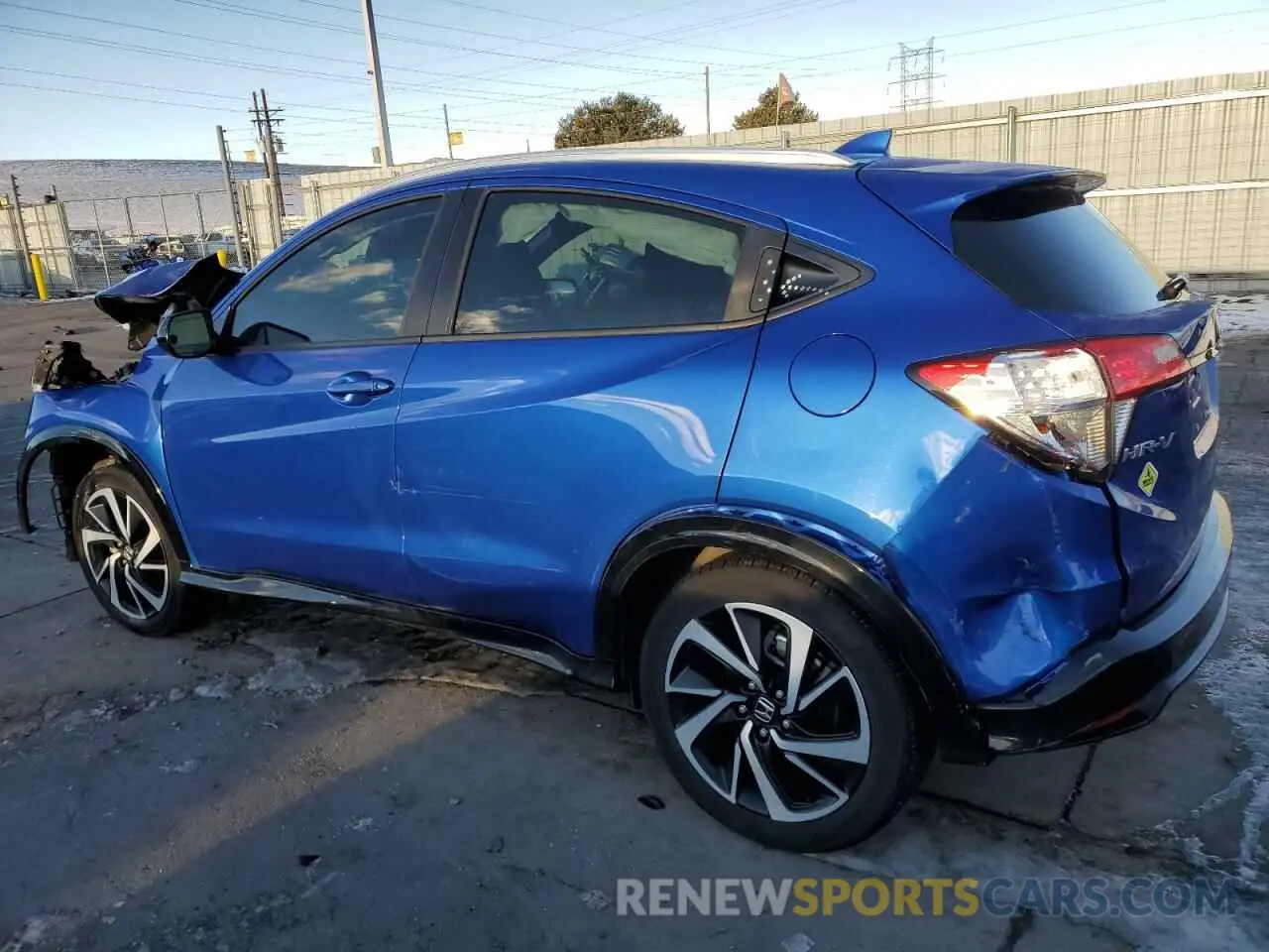 2 fotografías del automóvil dañado 3CZRU6H15KG718969 HONDA HR-V 2019