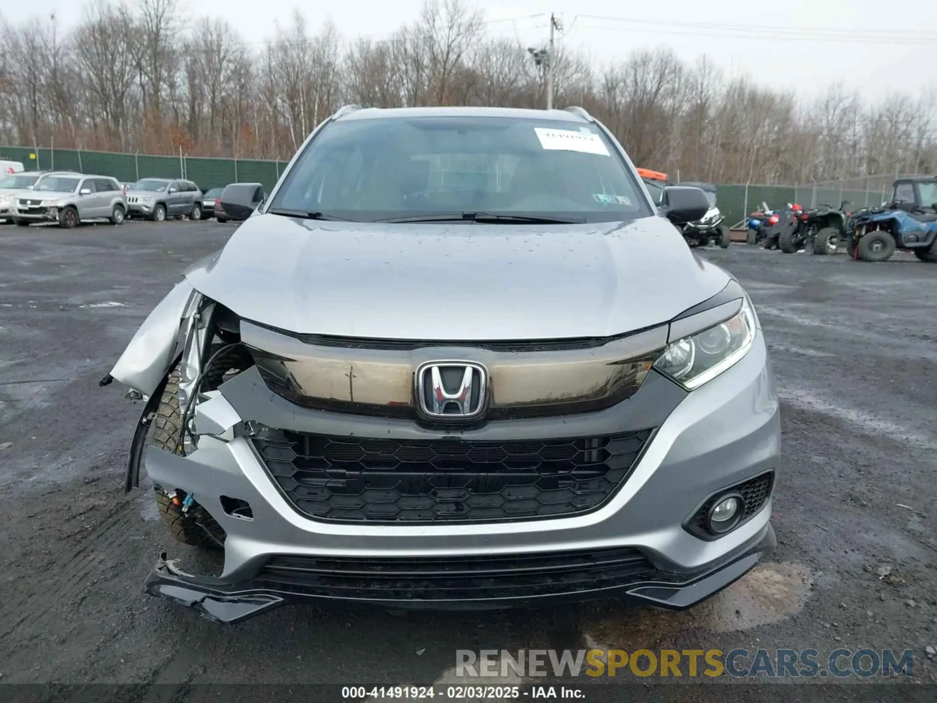12 fotografías del automóvil dañado 3CZRU6H15KG722553 HONDA HR-V 2019