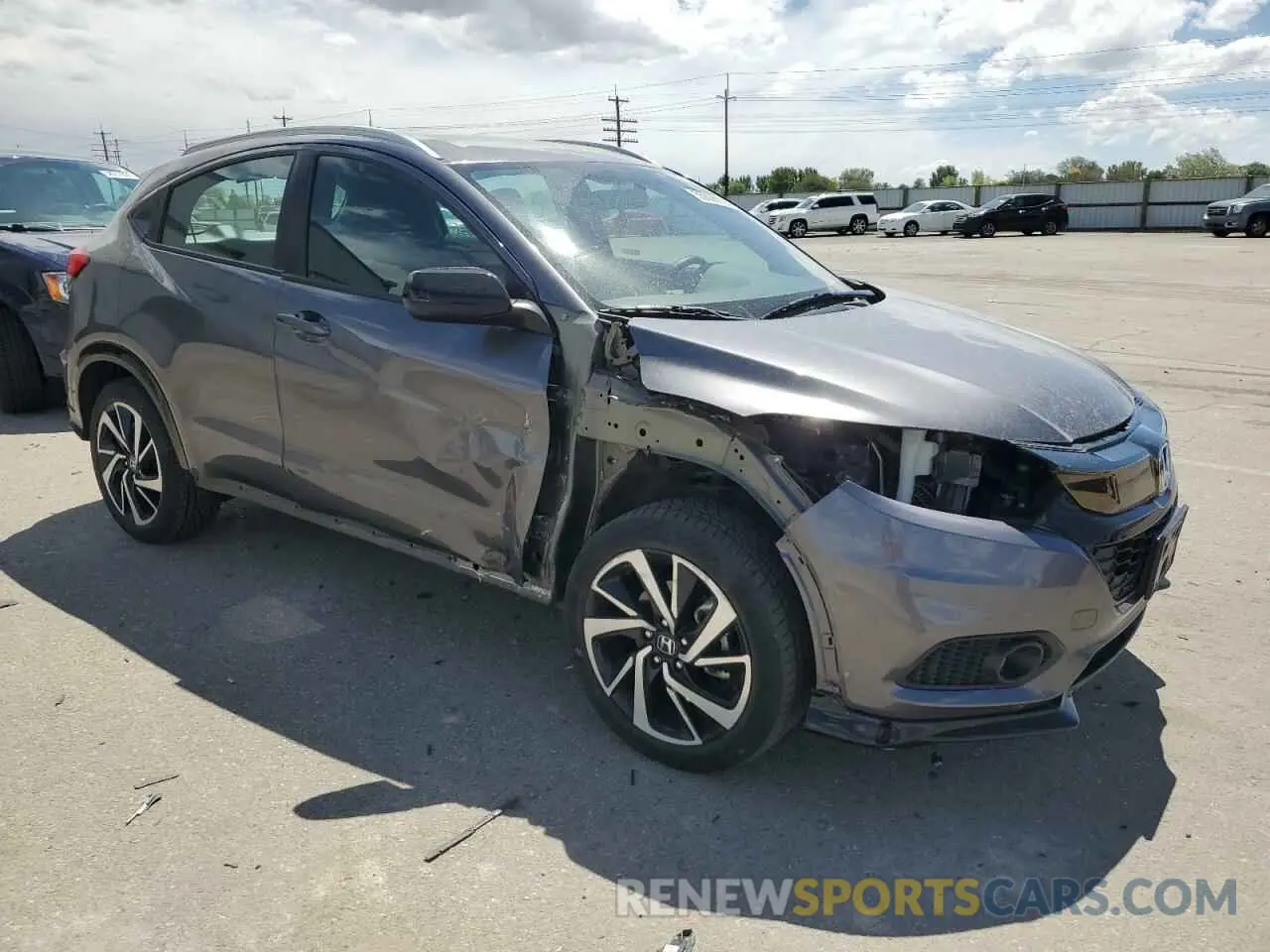 4 fotografías del automóvil dañado 3CZRU6H15KG725615 HONDA HR-V 2019