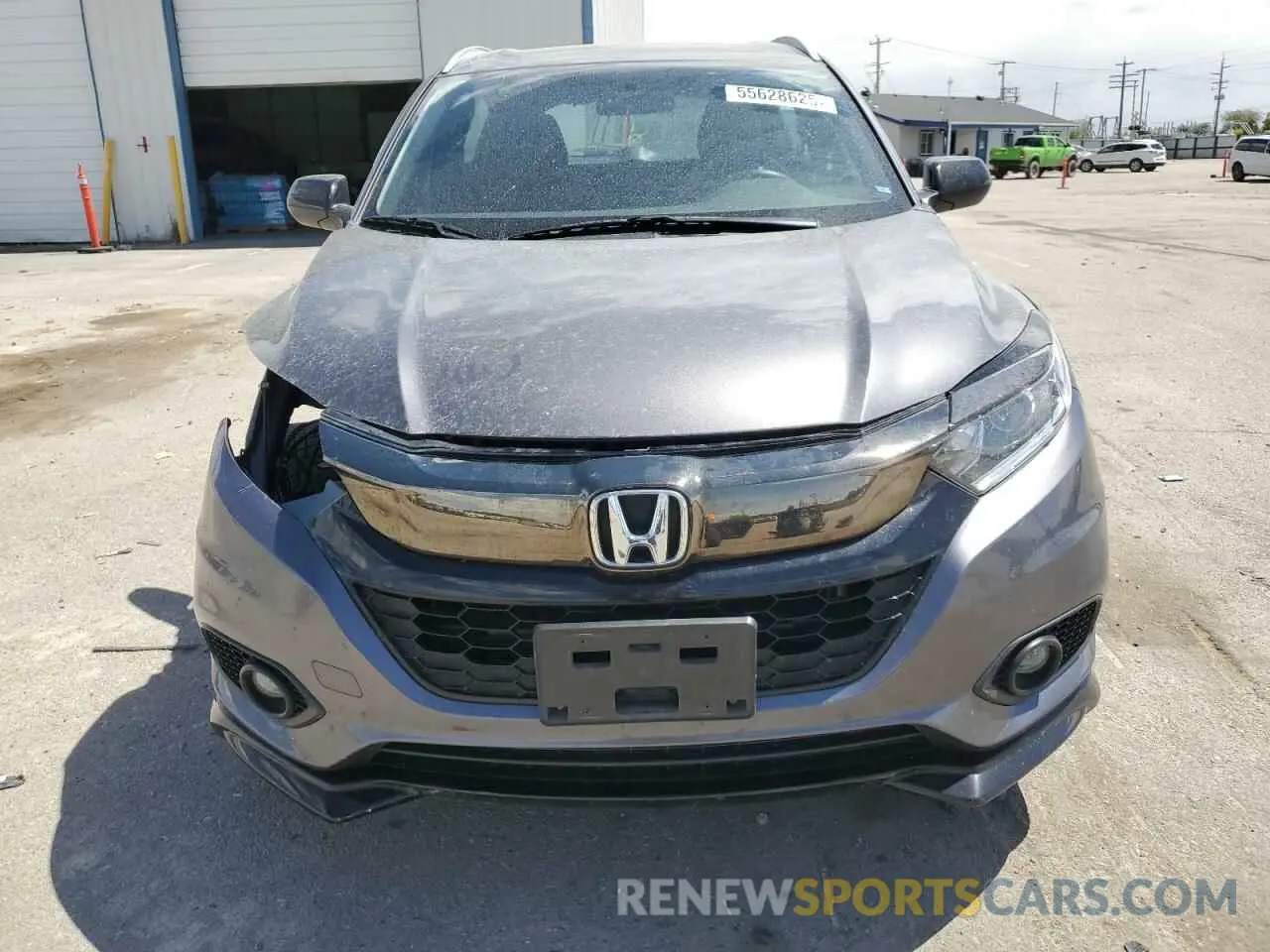 5 fotografías del automóvil dañado 3CZRU6H15KG725615 HONDA HR-V 2019