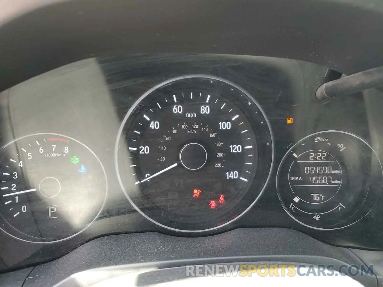 9 fotografías del automóvil dañado 3CZRU6H15KG725615 HONDA HR-V 2019