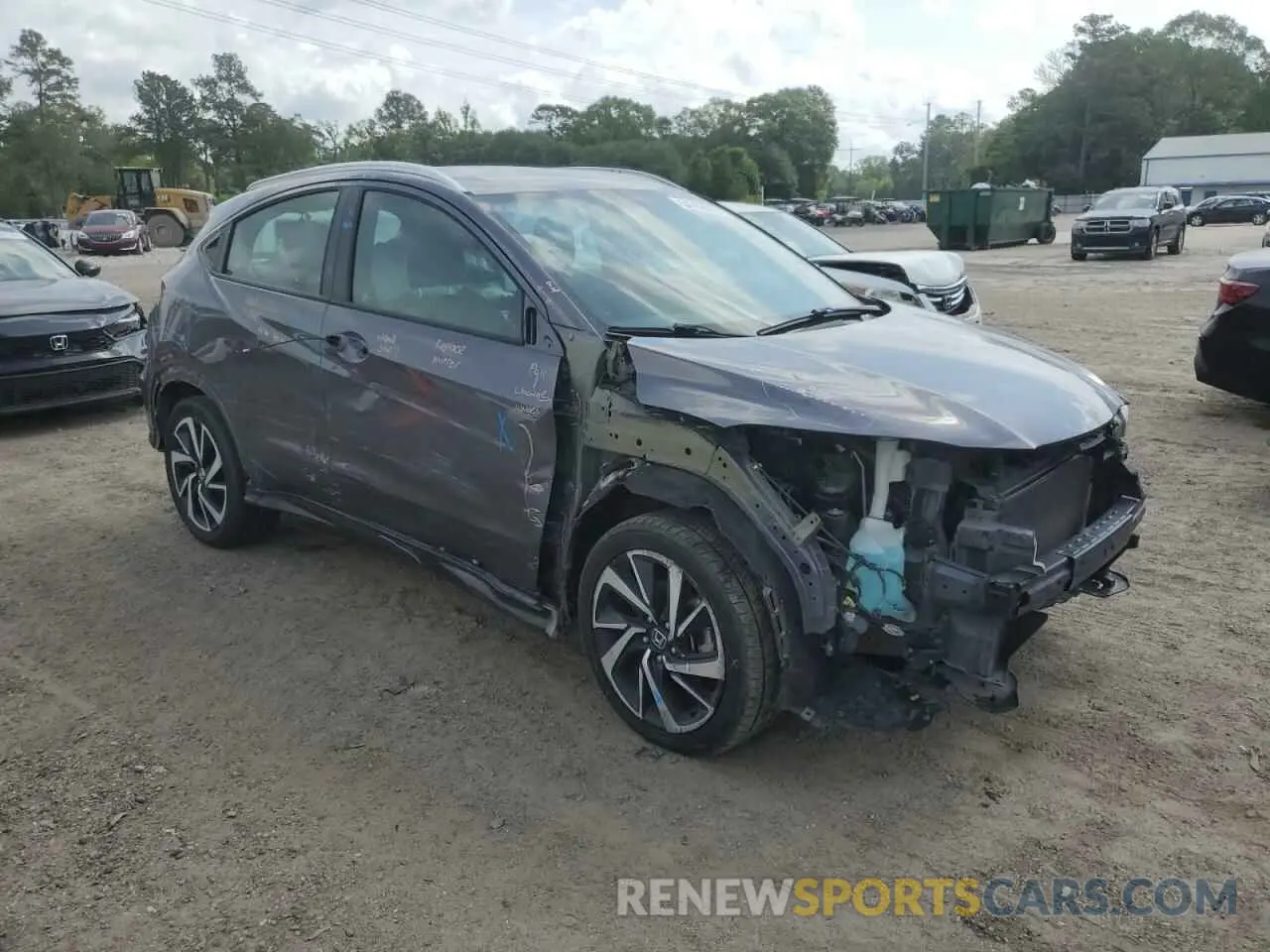 4 fotografías del automóvil dañado 3CZRU6H16KG704076 HONDA HR-V 2019