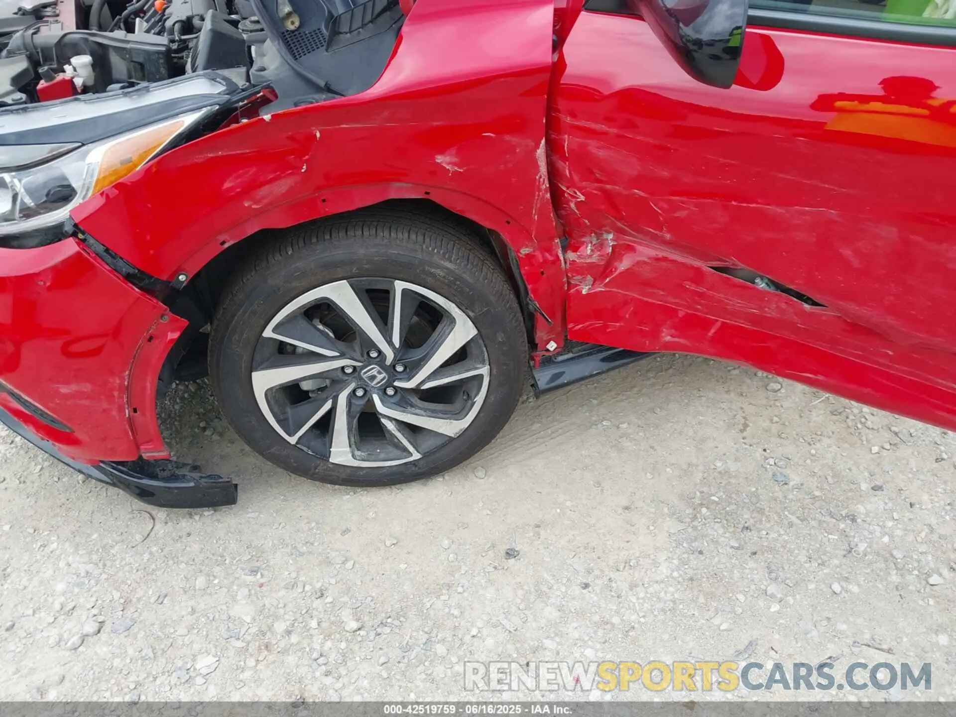 6 fotografías del automóvil dañado 3CZRU6H16KG726157 HONDA HR-V 2019