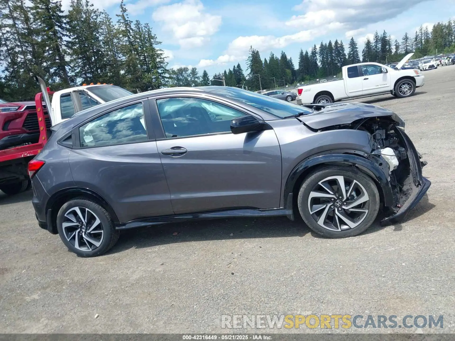 14 fotografías del automóvil dañado 3CZRU6H17KG711912 HONDA HR-V 2019