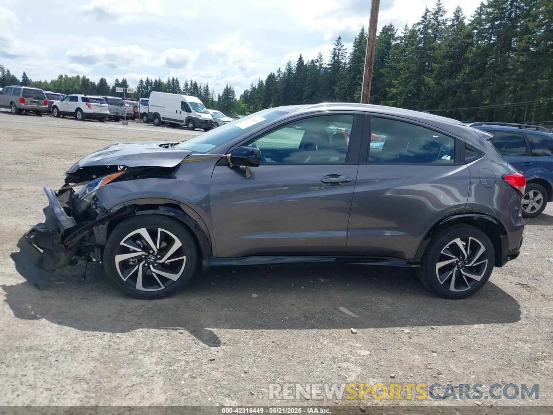 15 fotografías del automóvil dañado 3CZRU6H17KG711912 HONDA HR-V 2019