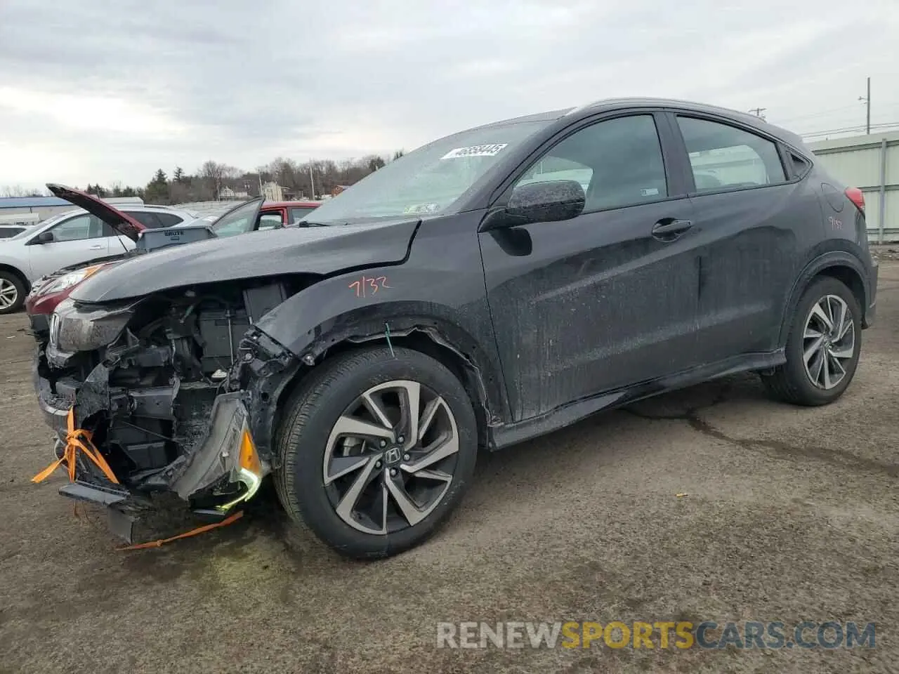1 fotografías del automóvil dañado 3CZRU6H19KG724953 HONDA HR-V 2019