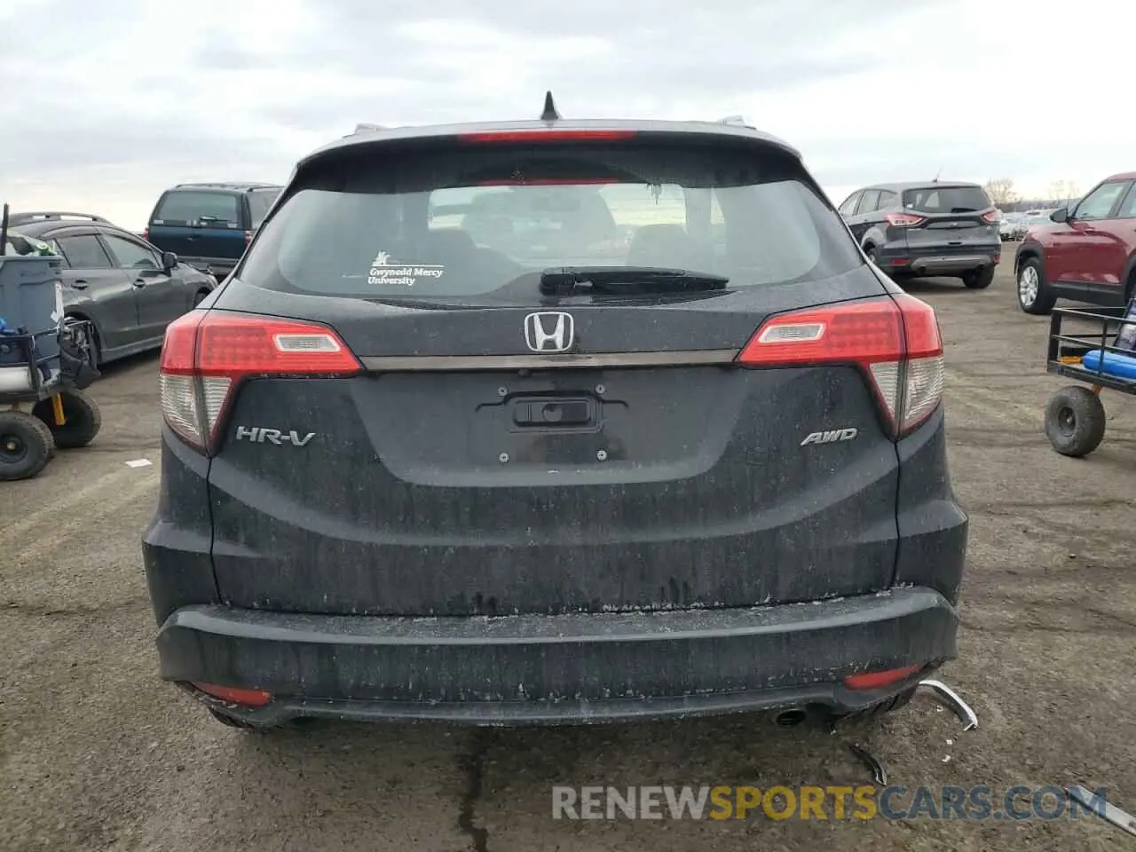 6 fotografías del automóvil dañado 3CZRU6H19KG724953 HONDA HR-V 2019