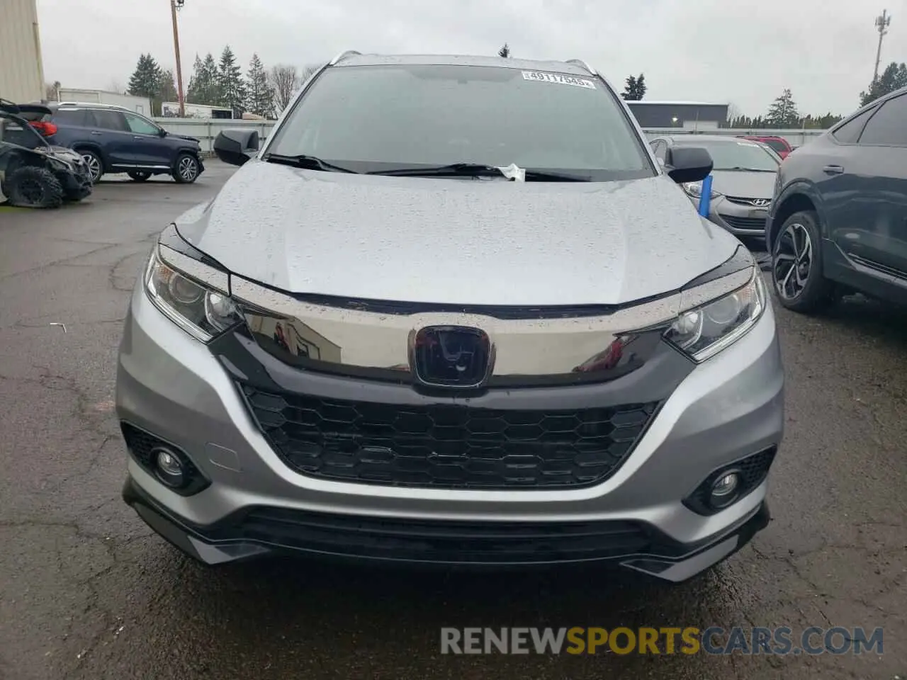 5 fotografías del automóvil dañado 3CZRU6H1XKG702055 HONDA HR-V 2019