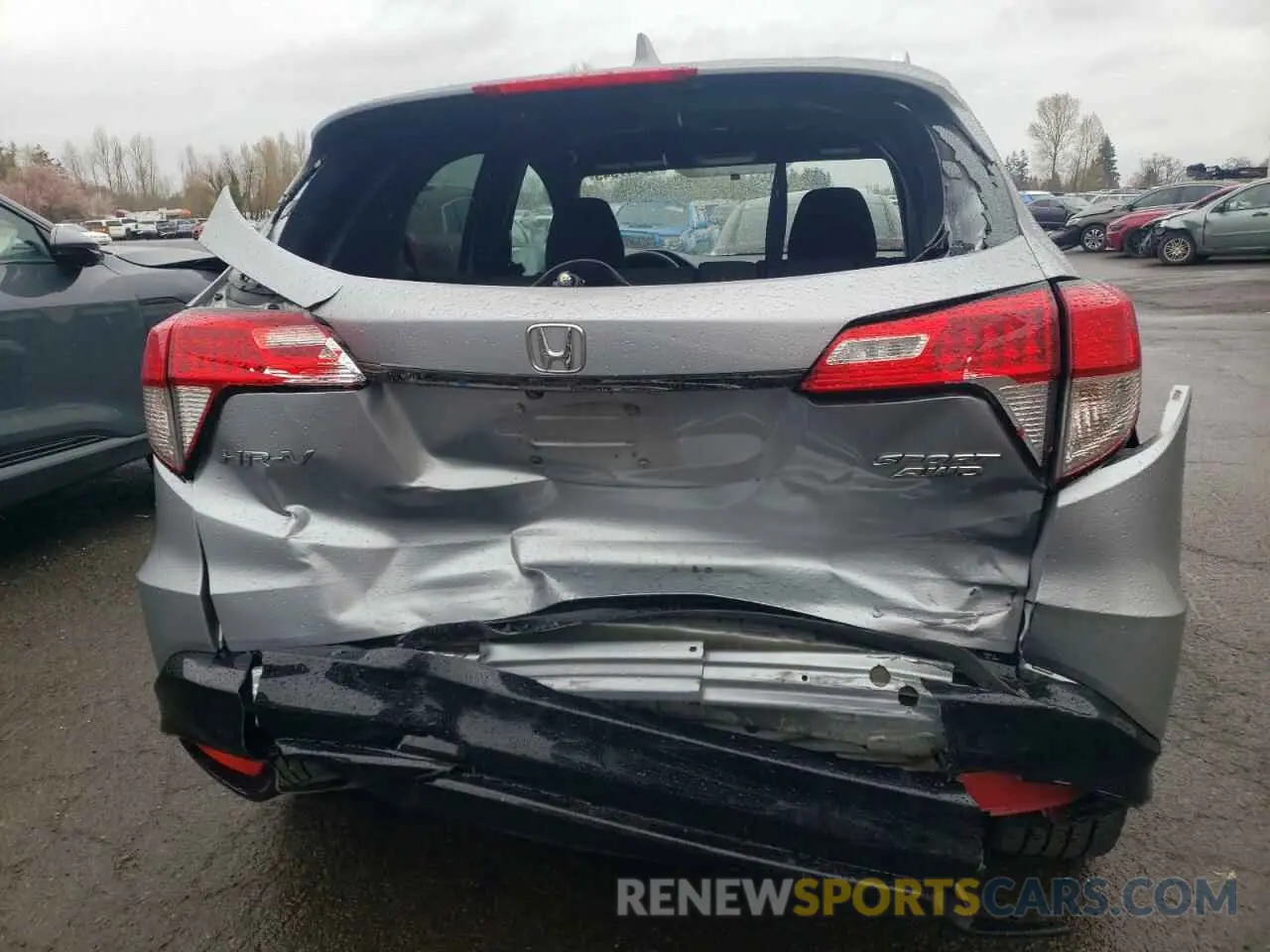 6 fotografías del automóvil dañado 3CZRU6H1XKG702055 HONDA HR-V 2019