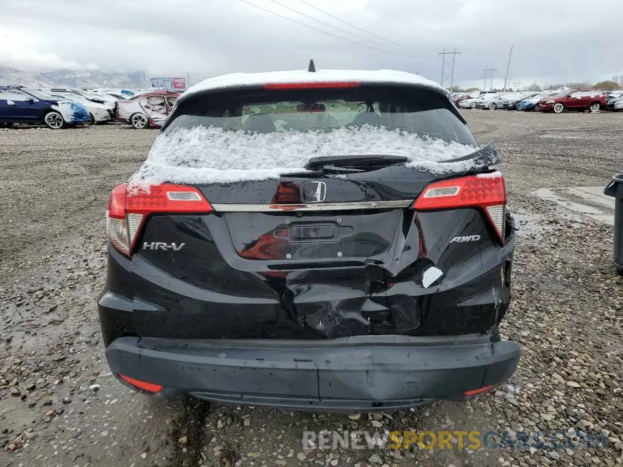 6 fotografías del automóvil dañado 3CZRU6H30KG706651 HONDA HR-V 2019
