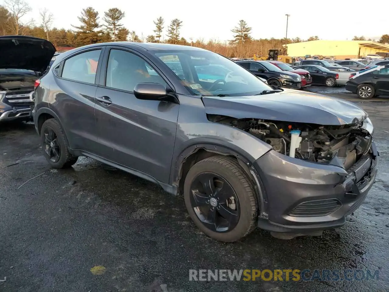 4 fotografías del automóvil dañado 3CZRU6H31KG722826 HONDA HR-V 2019