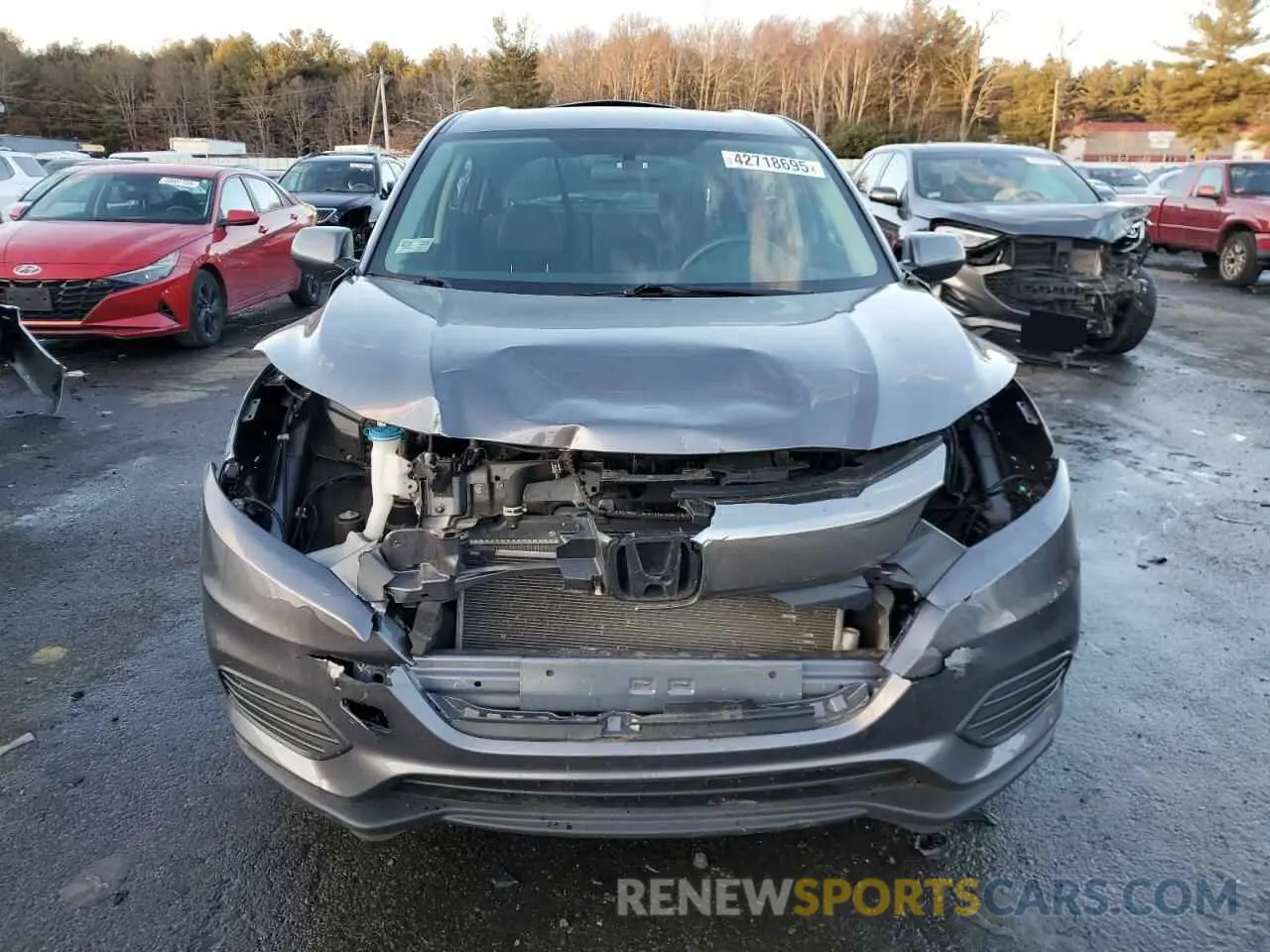 5 fotografías del automóvil dañado 3CZRU6H31KG722826 HONDA HR-V 2019