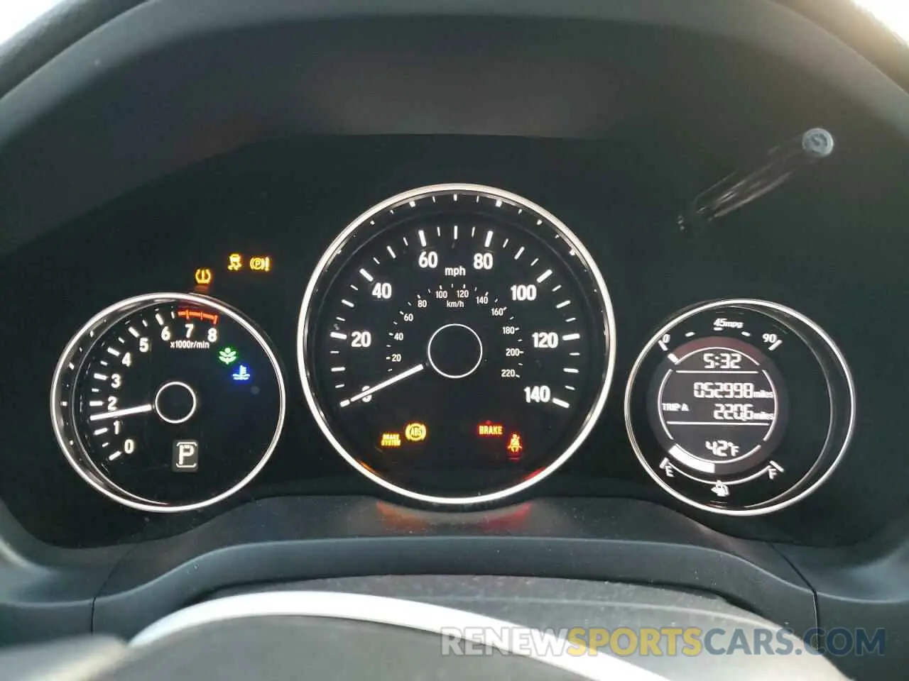 9 fotografías del automóvil dañado 3CZRU6H31KG722826 HONDA HR-V 2019
