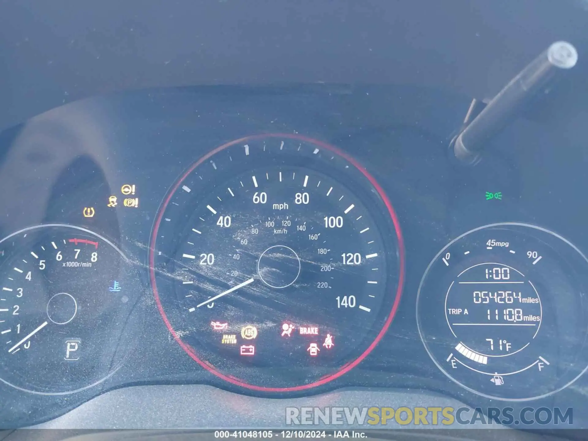 7 fotografías del automóvil dañado 3CZRU6H31KG725063 HONDA HR-V 2019