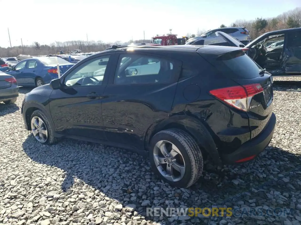 2 fotografías del automóvil dañado 3CZRU6H31KG729999 HONDA HR-V 2019