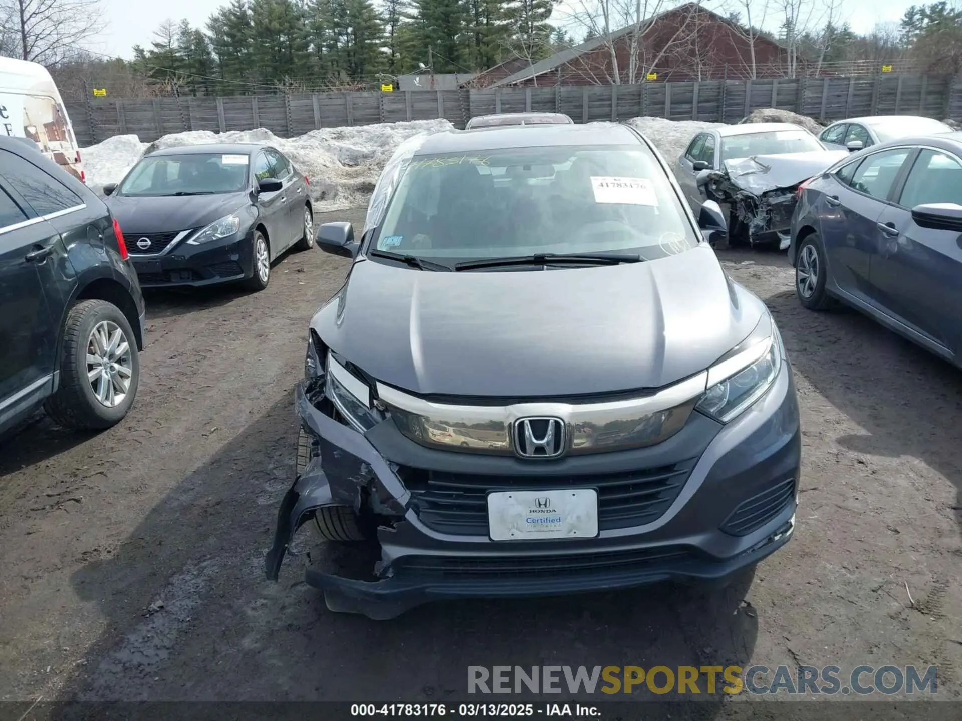 12 fotografías del automóvil dañado 3CZRU6H32KG710054 HONDA HR-V 2019