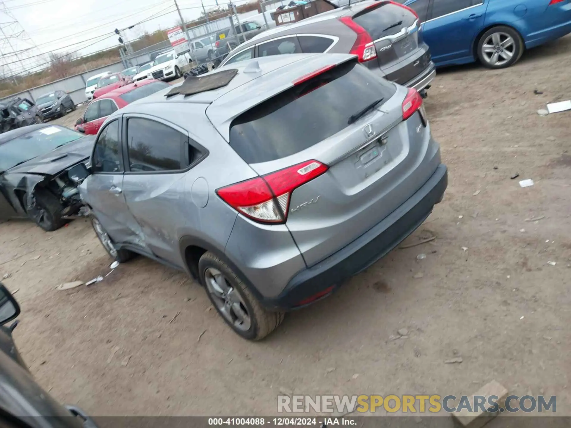 3 fotografías del automóvil dañado 3CZRU6H32KG726609 HONDA HR-V 2019