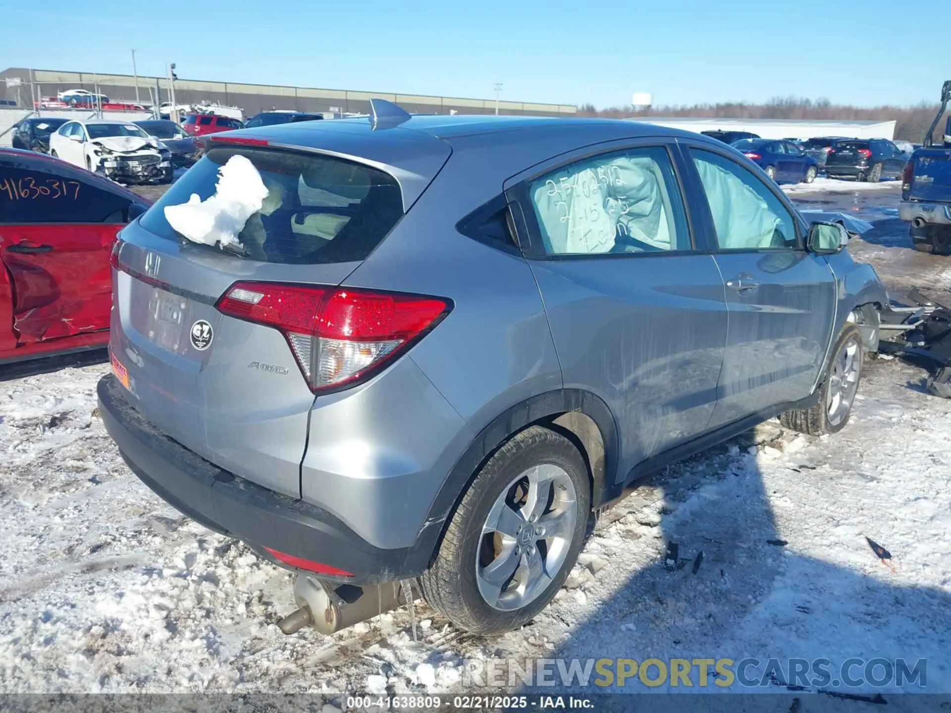 4 fotografías del automóvil dañado 3CZRU6H32KG726772 HONDA HR-V 2019
