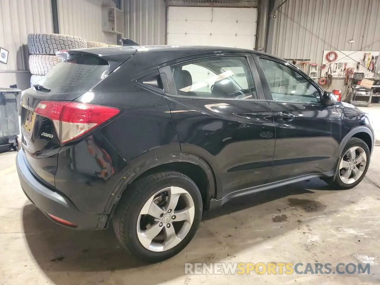 3 fotografías del automóvil dañado 3CZRU6H33KG720351 HONDA HR-V 2019