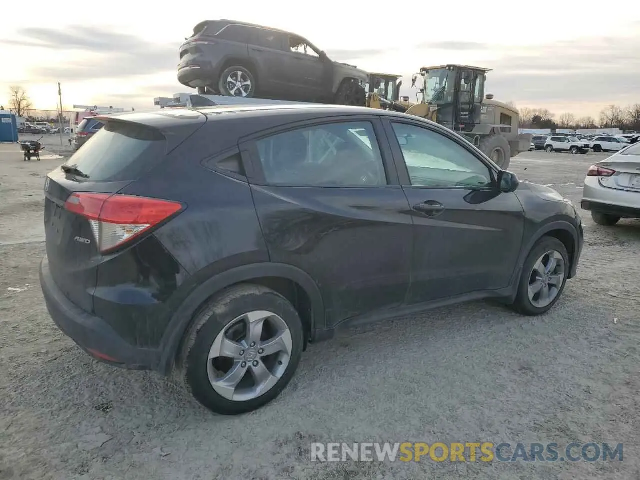 3 fotografías del automóvil dañado 3CZRU6H35KG710596 HONDA HR-V 2019