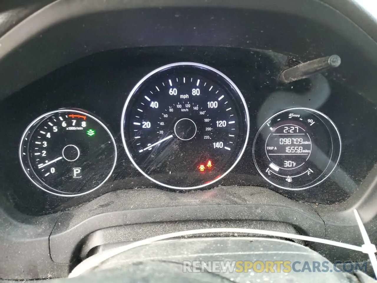 9 fotografías del automóvil dañado 3CZRU6H35KG710596 HONDA HR-V 2019