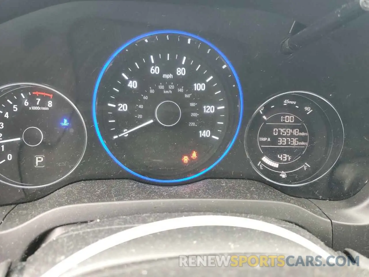 9 fotografías del automóvil dañado 3CZRU6H35KG711120 HONDA HR-V 2019