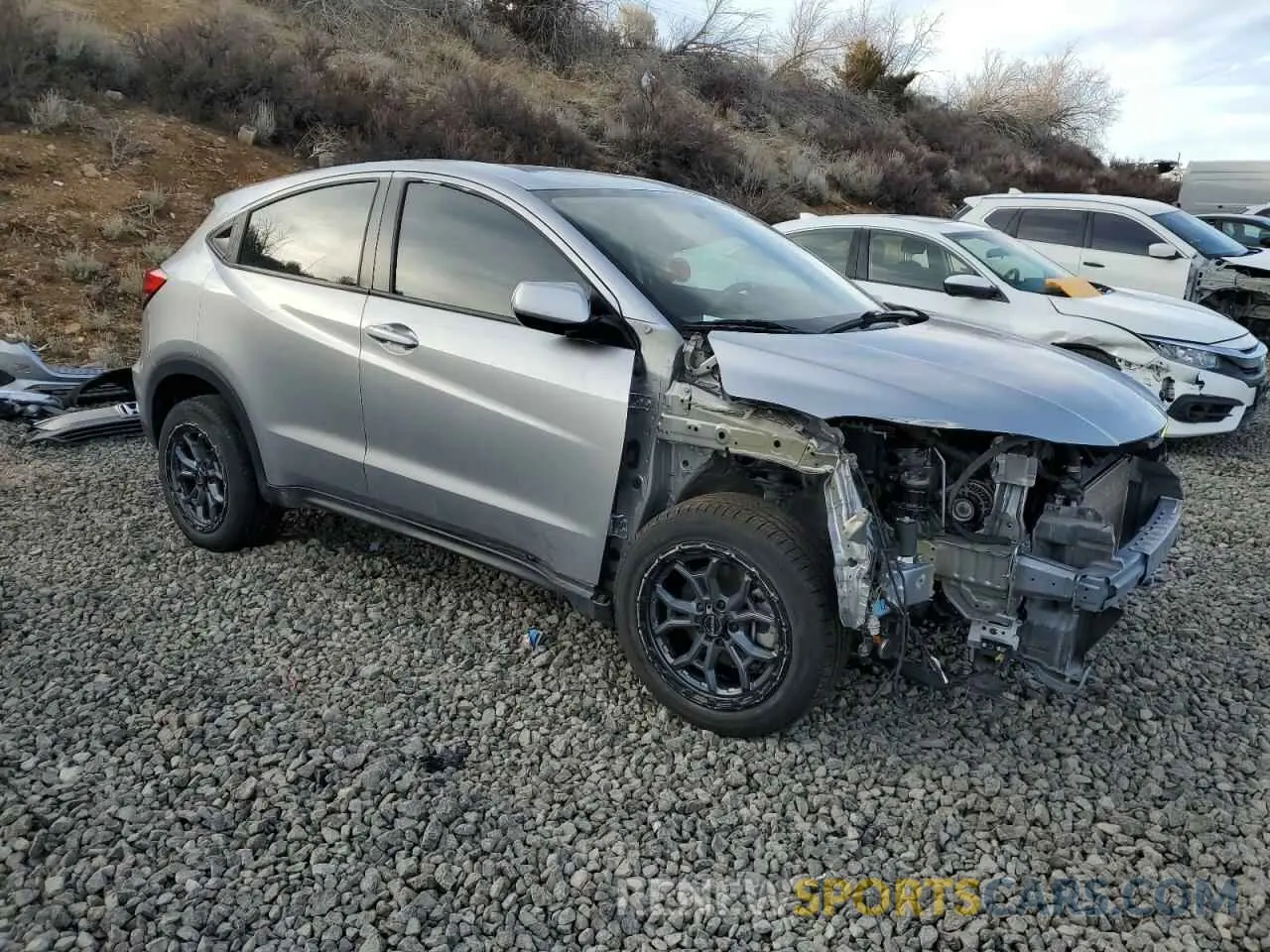 4 fotografías del automóvil dañado 3CZRU6H36KG703351 HONDA HR-V 2019
