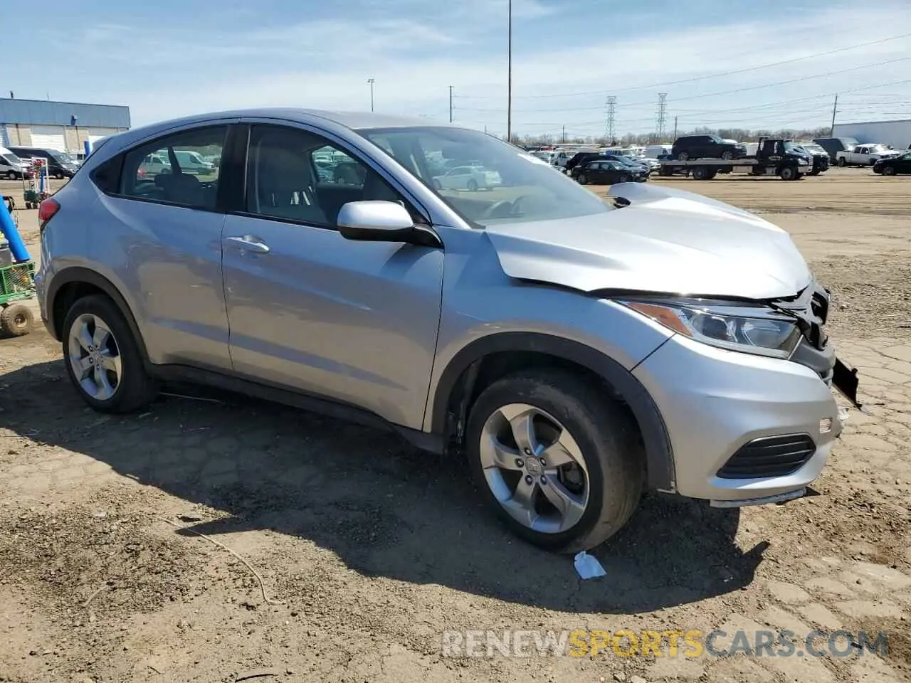 4 fotografías del automóvil dañado 3CZRU6H39KG725523 HONDA HR-V 2019