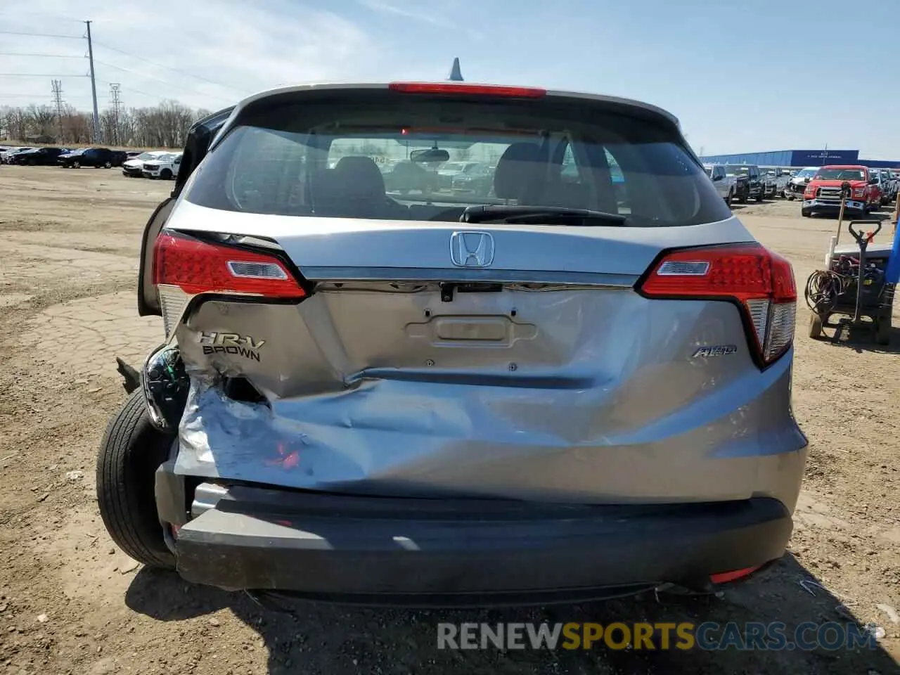 6 fotografías del automóvil dañado 3CZRU6H39KG725523 HONDA HR-V 2019