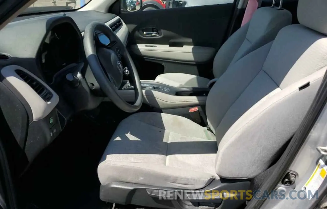 7 fotografías del automóvil dañado 3CZRU6H39KG725523 HONDA HR-V 2019