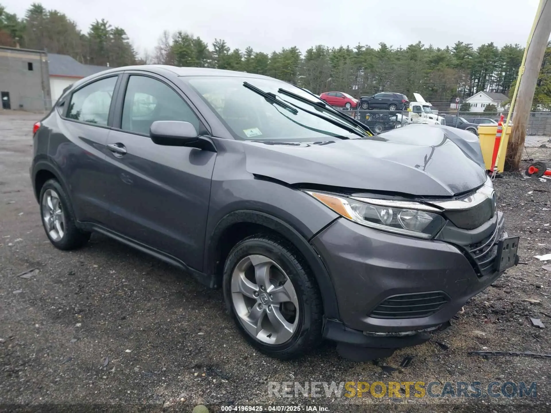 1 fotografías del automóvil dañado 3CZRU6H3XKG712120 HONDA HR-V 2019