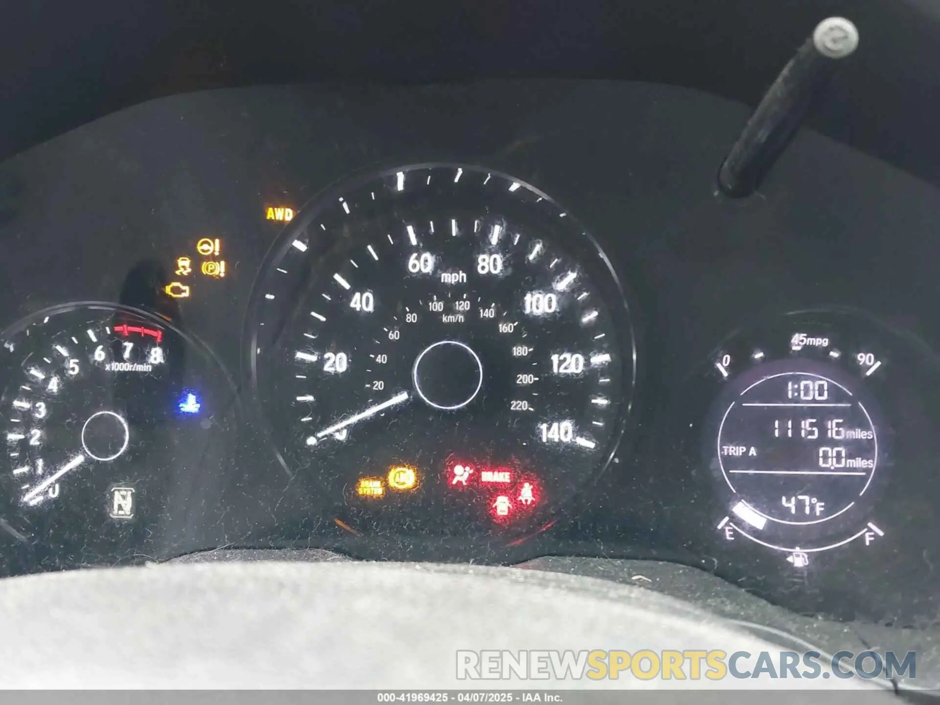 7 fotografías del automóvil dañado 3CZRU6H3XKG712120 HONDA HR-V 2019