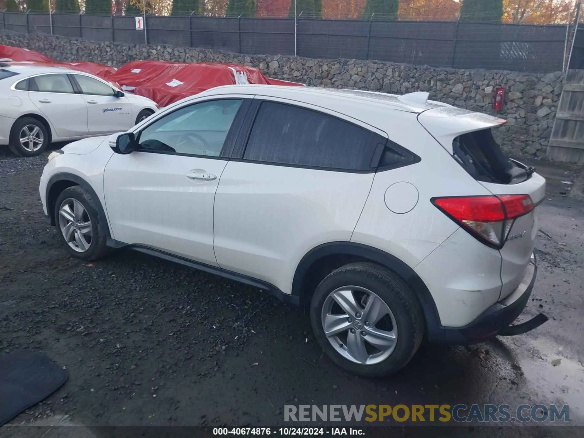 3 fotografías del automóvil dañado 3CZRU6H51KM720092 HONDA HR-V 2019