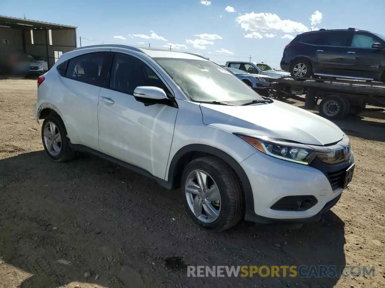 4 fotografías del automóvil dañado 3CZRU6H53KM718604 HONDA HR-V 2019