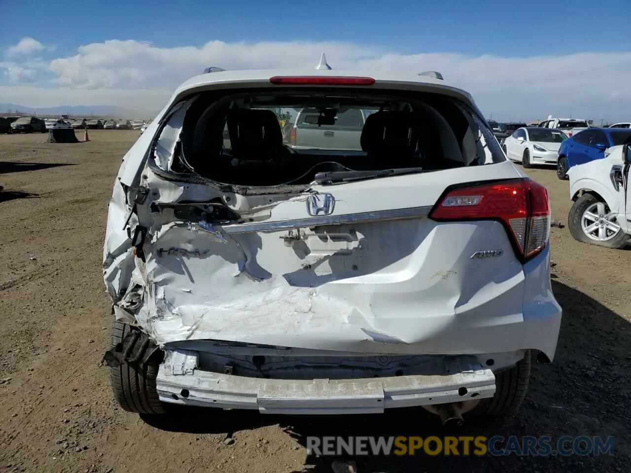 6 fotografías del automóvil dañado 3CZRU6H53KM718604 HONDA HR-V 2019