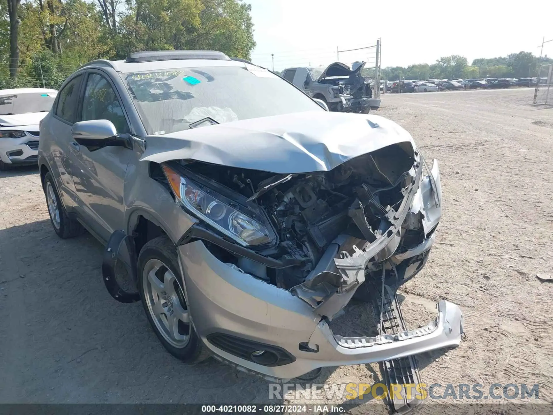 6 fotografías del automóvil dañado 3CZRU6H53KM735824 HONDA HR-V 2019