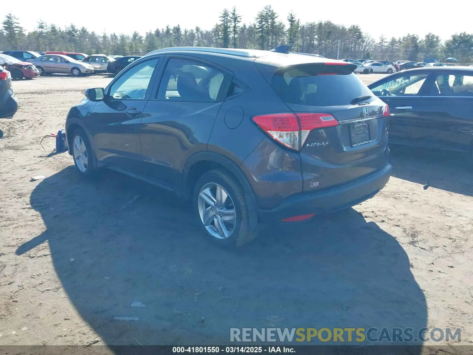 3 fotografías del automóvil dañado 3CZRU6H53KM736438 HONDA HR-V 2019