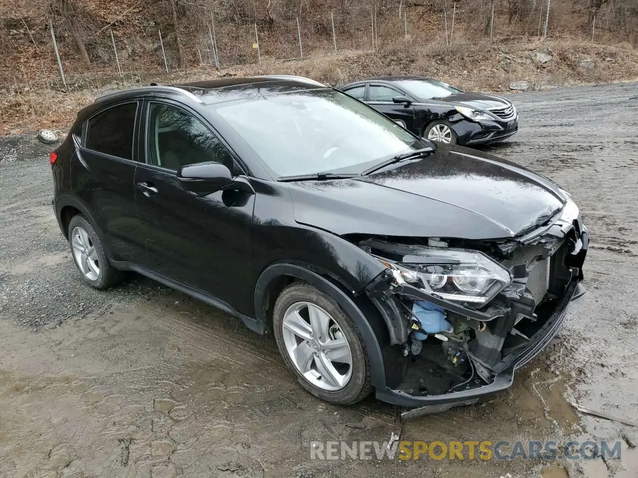 4 fotografías del automóvil dañado 3CZRU6H53KM743504 HONDA HR-V 2019