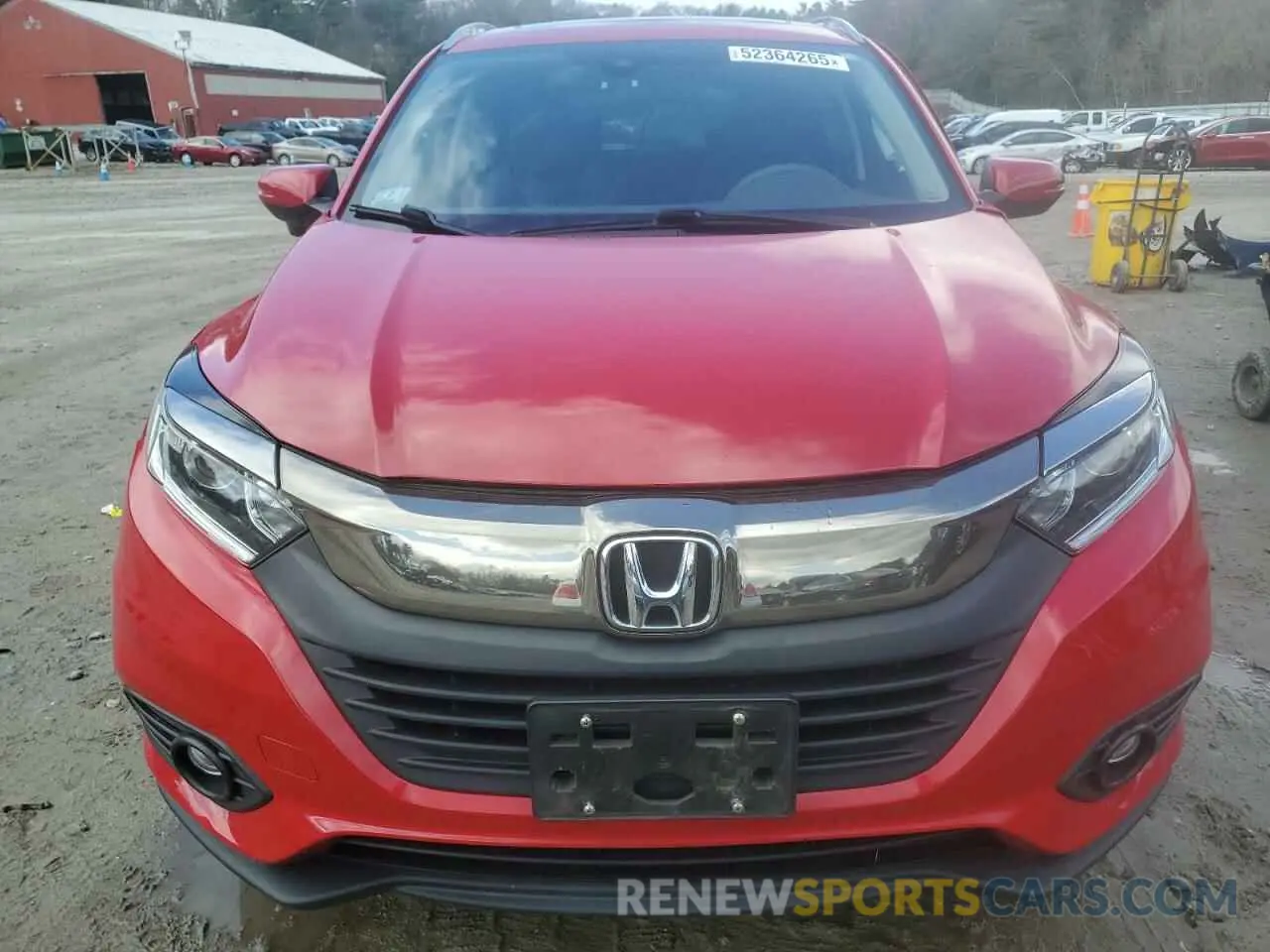 5 fotografías del automóvil dañado 3CZRU6H54KM707210 HONDA HR-V 2019