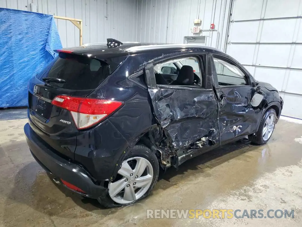 3 fotografías del automóvil dañado 3CZRU6H54KM724864 HONDA HR-V 2019