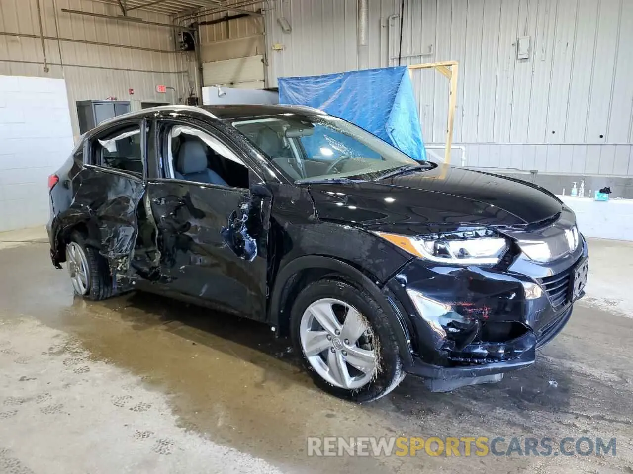 4 fotografías del automóvil dañado 3CZRU6H54KM724864 HONDA HR-V 2019
