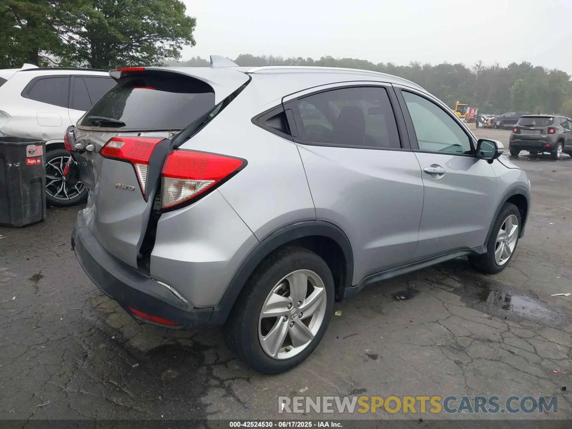 4 fotografías del automóvil dañado 3CZRU6H54KM726968 HONDA HR-V 2019