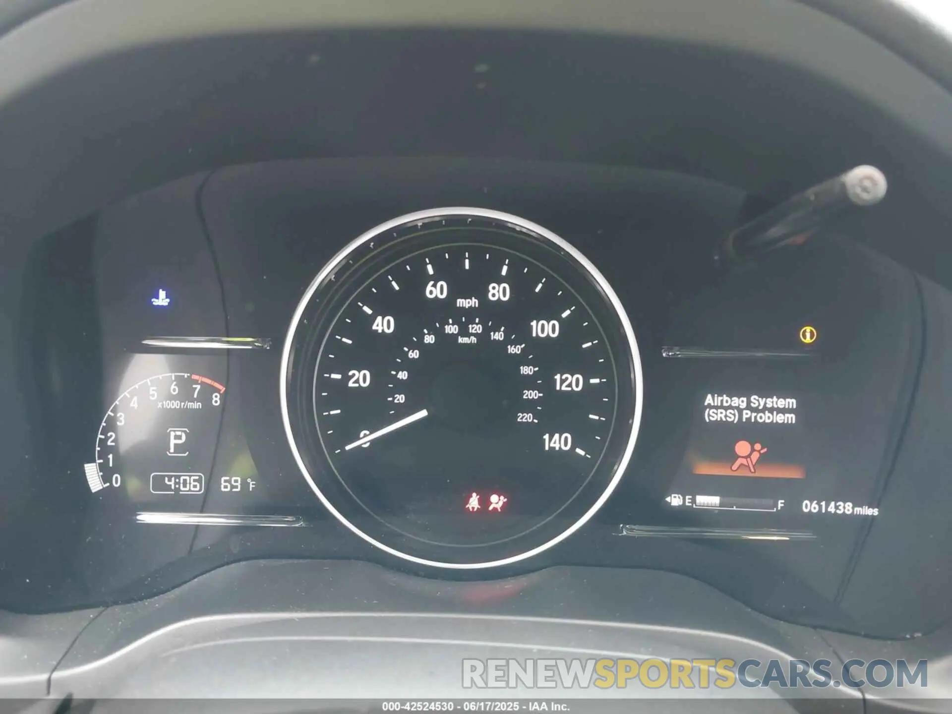 7 fotografías del automóvil dañado 3CZRU6H54KM726968 HONDA HR-V 2019