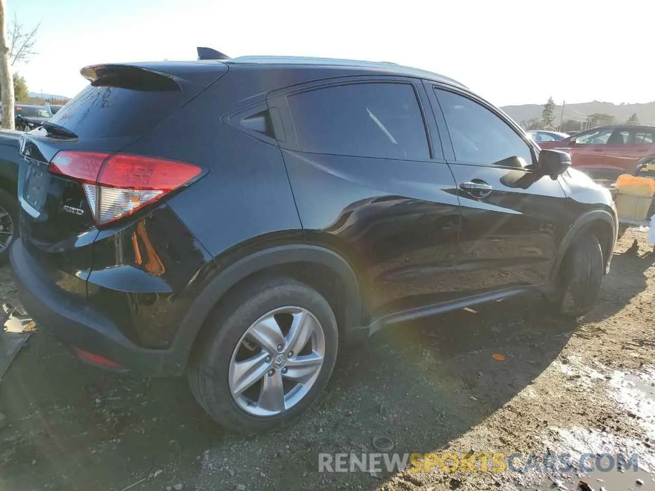 3 fotografías del automóvil dañado 3CZRU6H55KM709287 HONDA HR-V 2019