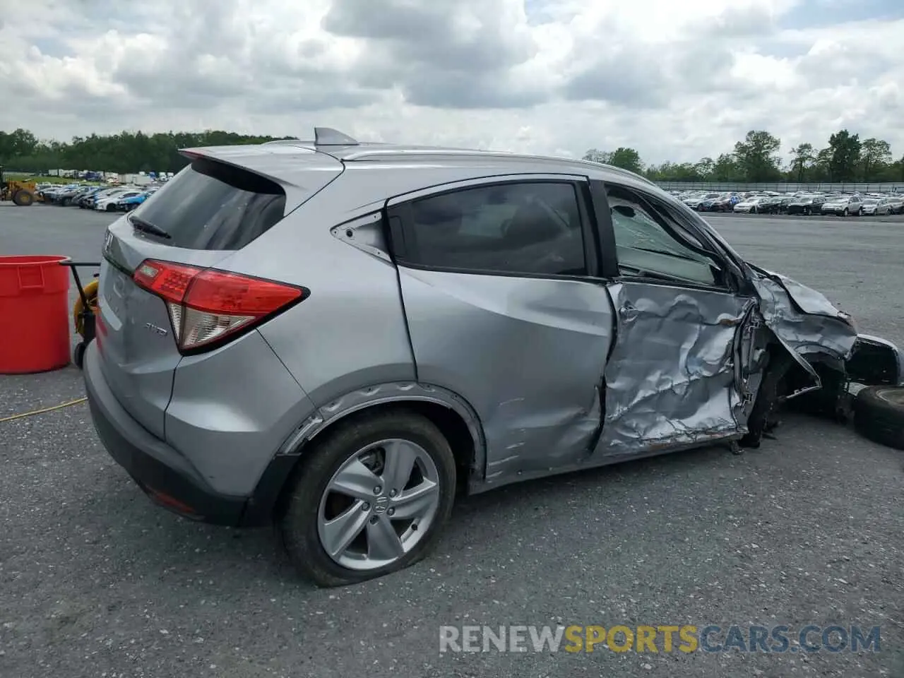 3 fotografías del automóvil dañado 3CZRU6H56KM725269 HONDA HR-V 2019