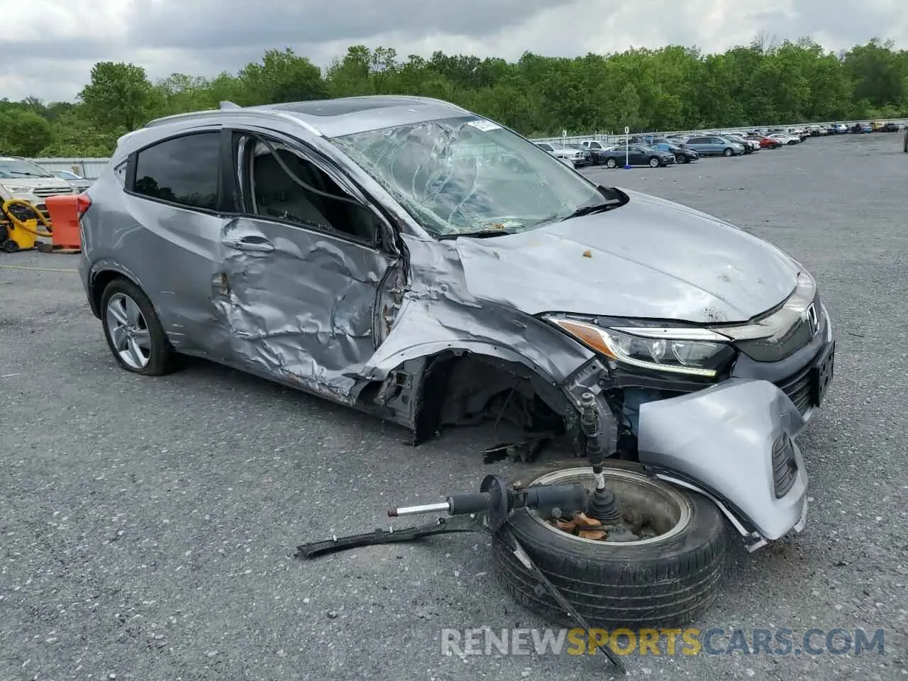 4 fotografías del automóvil dañado 3CZRU6H56KM725269 HONDA HR-V 2019