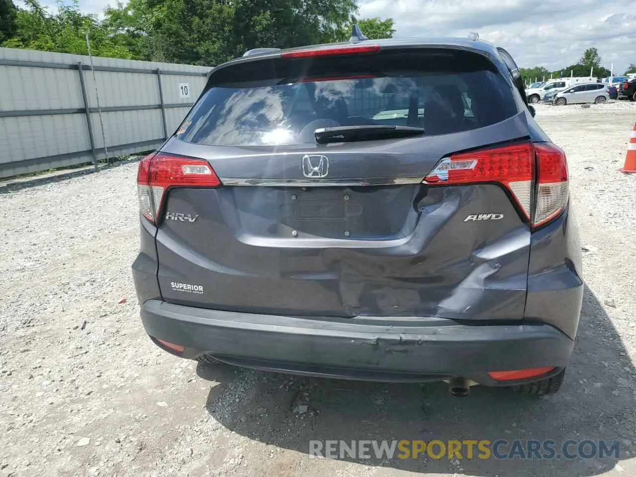 6 fotografías del automóvil dañado 3CZRU6H57KM702521 HONDA HR-V 2019