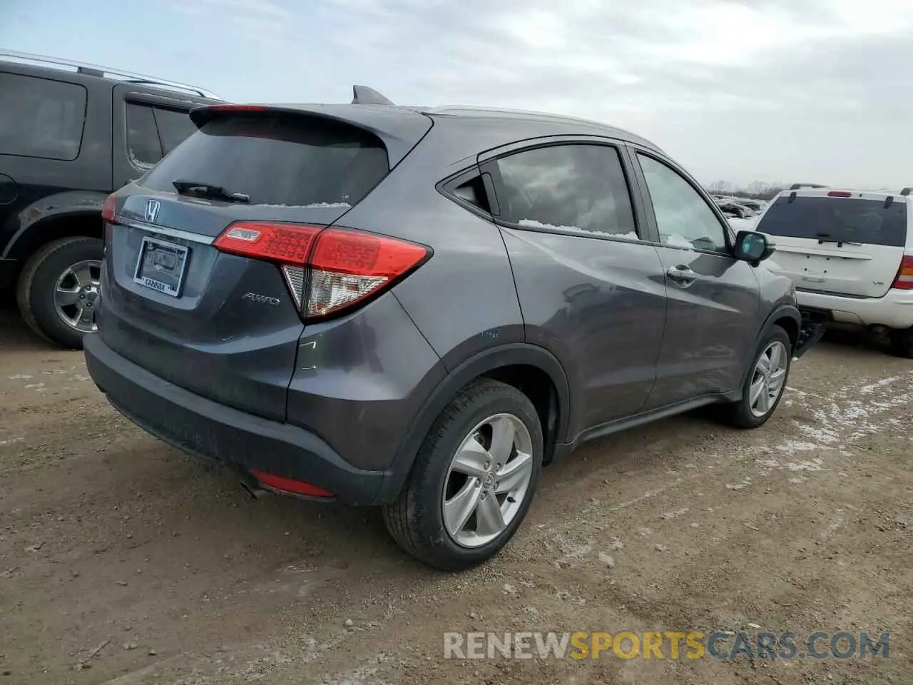 3 fotografías del automóvil dañado 3CZRU6H57KM709789 HONDA HR-V 2019